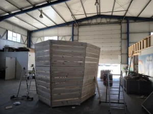 Construção de material para eventos