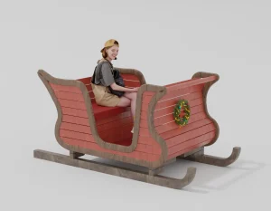 Aluguer de treno de natal