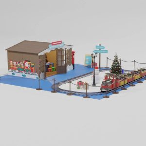 projeto decorativo comboio natal