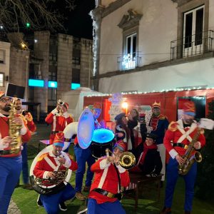 parada de natal e fanfarras de natal