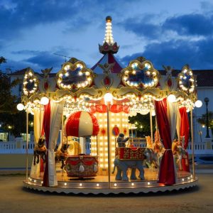 aluguer de carrossel natal
